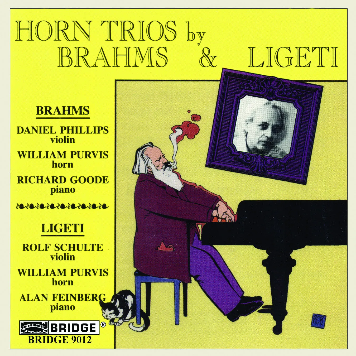 Horn Trios by Brahms and Ligeti <br> William Purvis, horn <BR> BRIDGE 9012