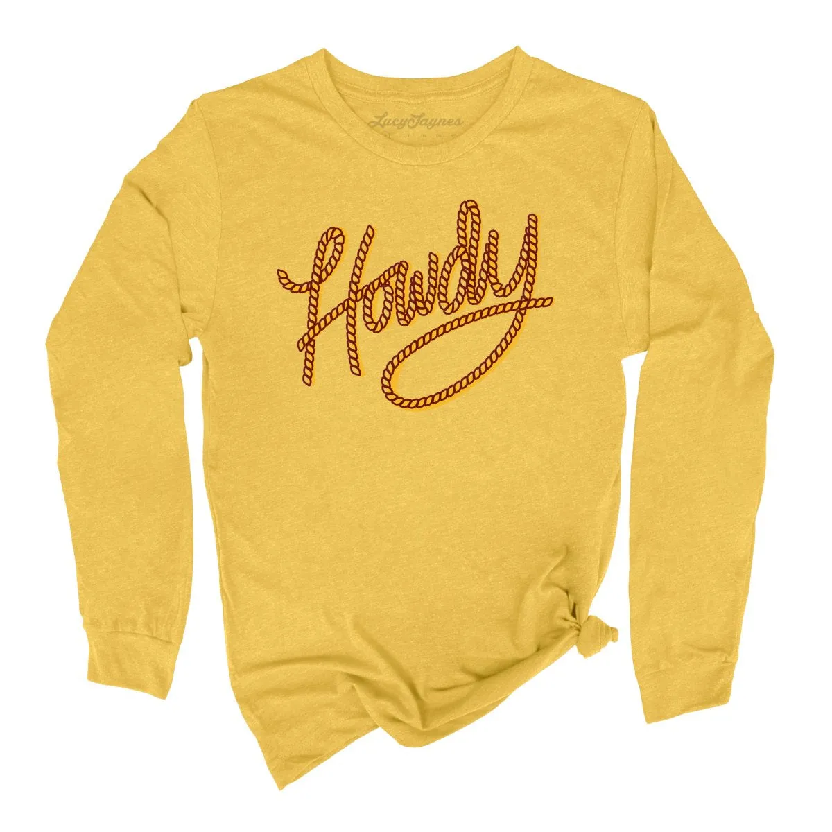 Howdy Rope Long Sleeve Tee