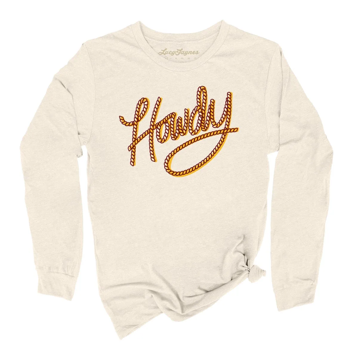 Howdy Rope Long Sleeve Tee