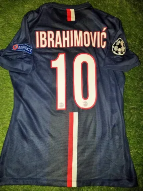 Ibrahimovic PSG Paris Saint Germain UEFA MATCH ISSUED 2014 2015 Jersey Shirt Maillot L