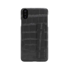 iPhone XS Max Croc Case With Stand