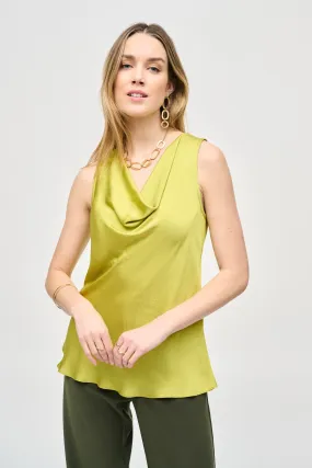 Joseph Ribkoff Satin Straight Sleeveless Top