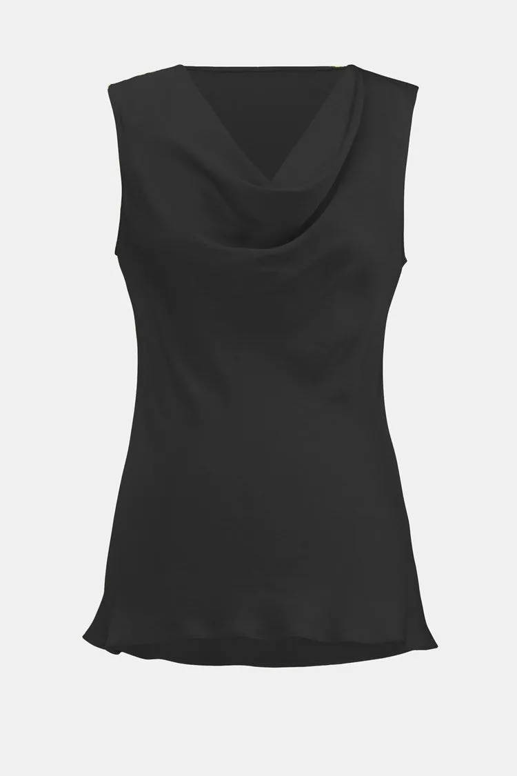 Joseph Ribkoff Satin Straight Sleeveless Top