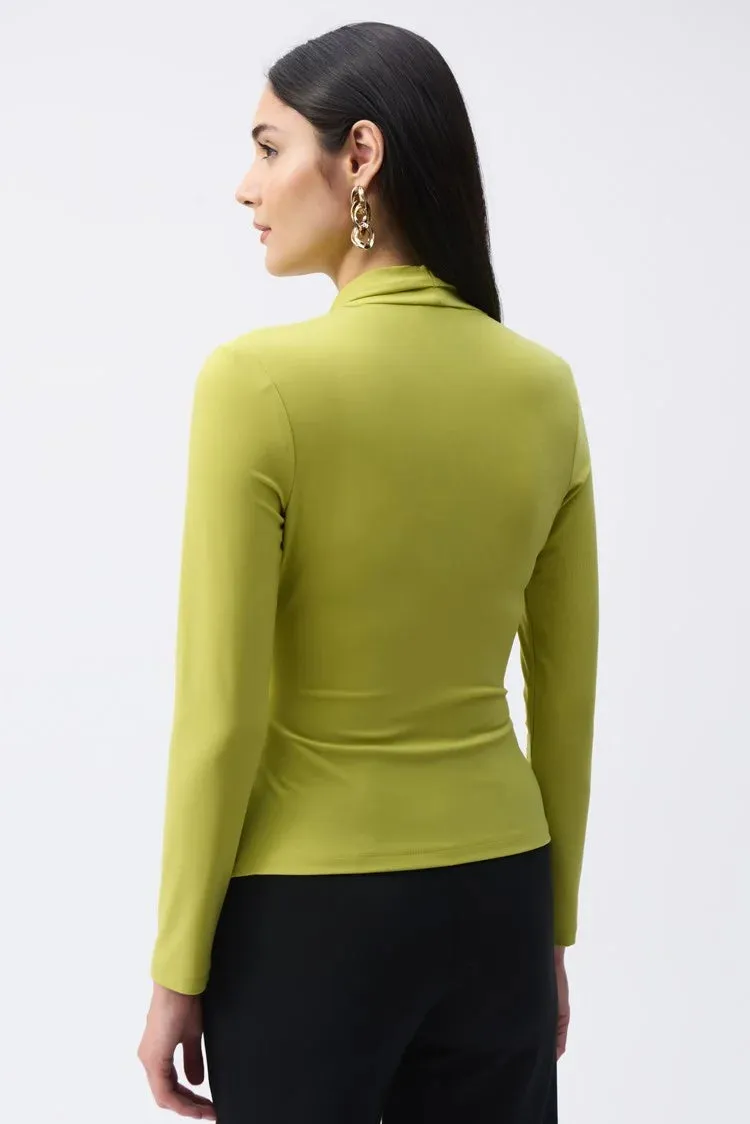 Joseph Ribkoff Silky Knit Fitted Wrap Top