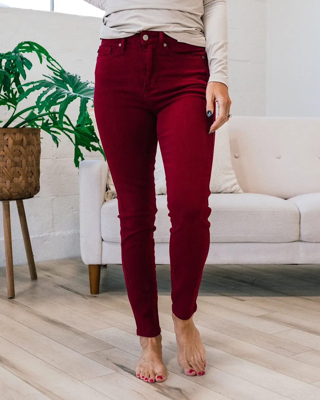 Judy Blue Scarlet Control Top Skinny Jeans FINAL SALE