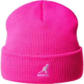 Kangol Acrylic Pull-On Beanie Hat - Electric Pink