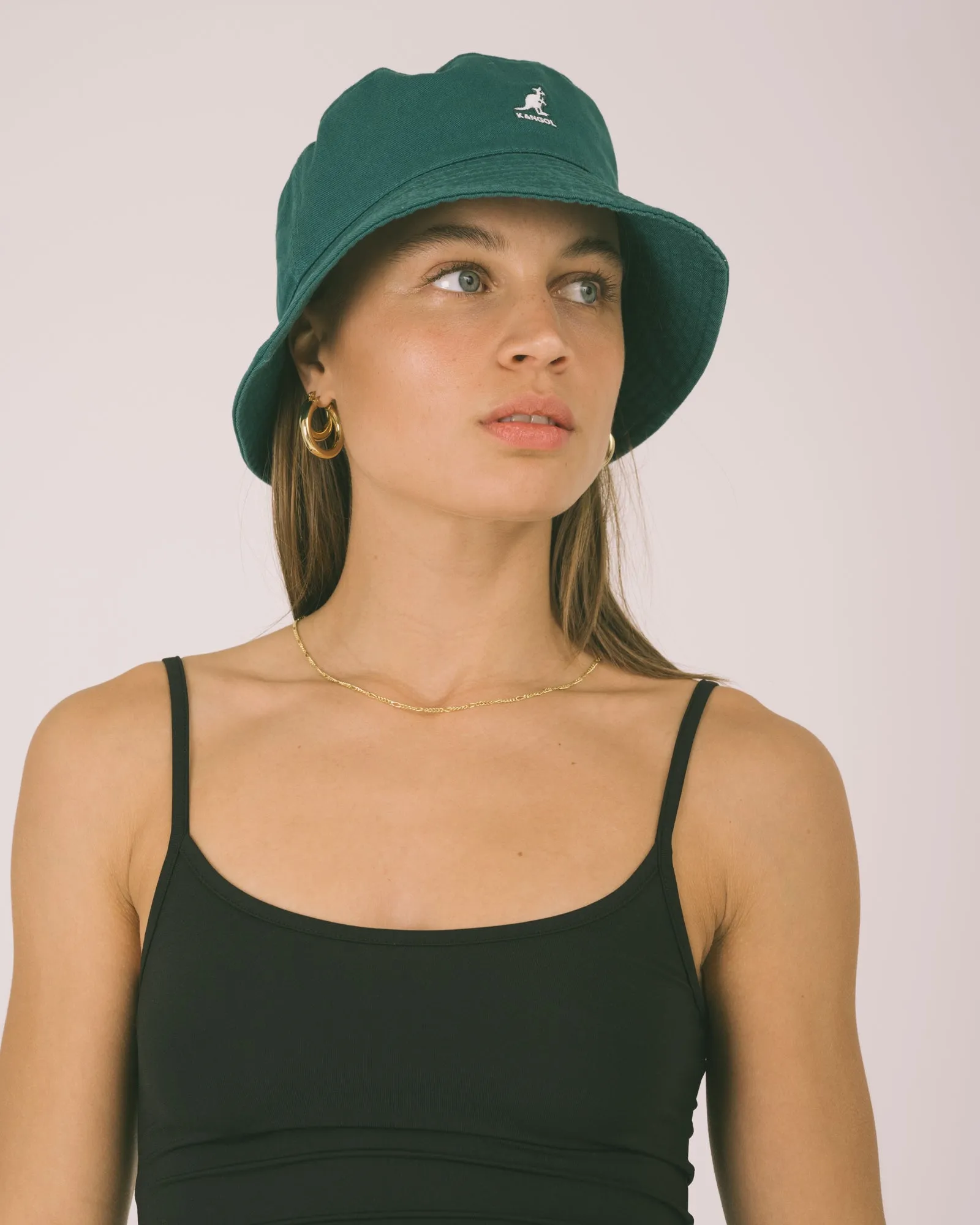 KANGOL Washed Bucket Marine Teal