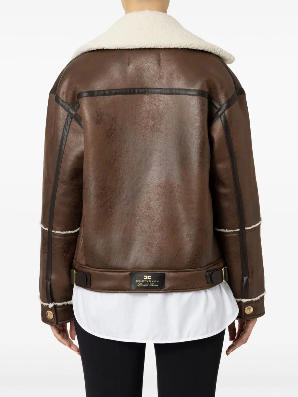 LEATHER AVIATOR JACKET