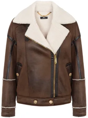 LEATHER AVIATOR JACKET