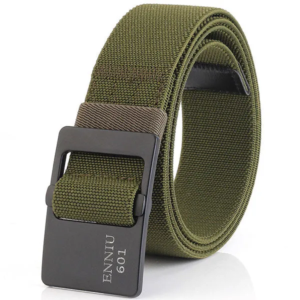 Leisure Outdoor Elastic Alloy Buckle Belt