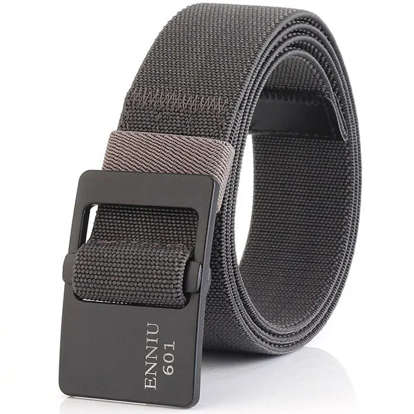 Leisure Outdoor Elastic Alloy Buckle Belt