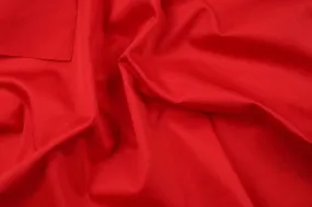 Light Cotton Luxury Satin - Red