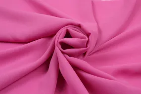 Light Polyester Georgette for Blouses and Dresses - Pink