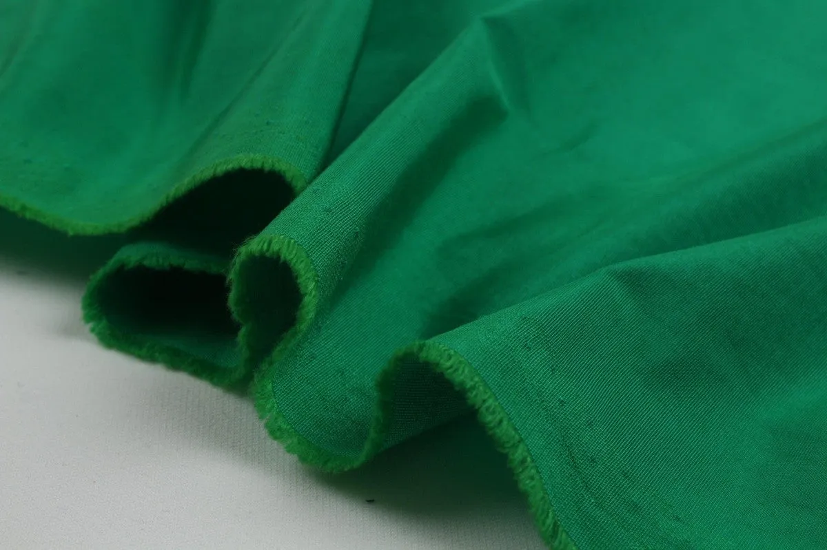 Light-Weight Cotton Polyester Taffeta - Green