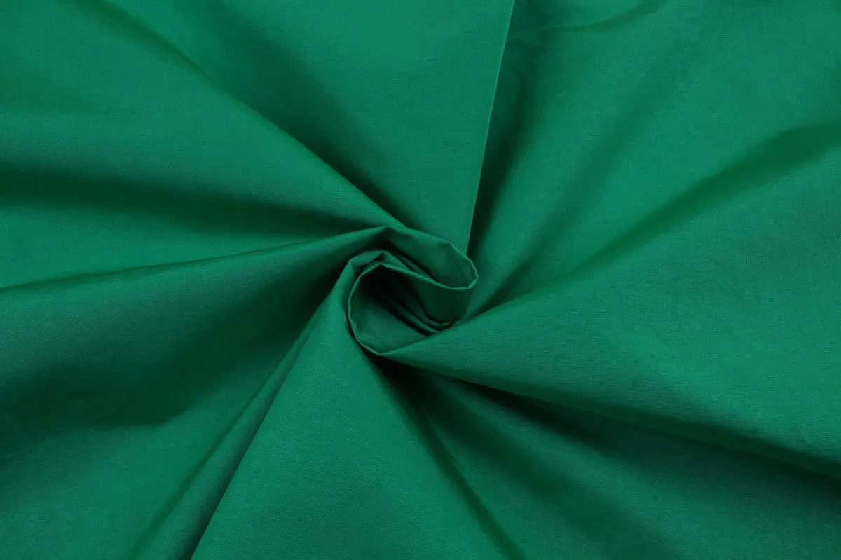 Light-Weight Cotton Polyester Taffeta - Green