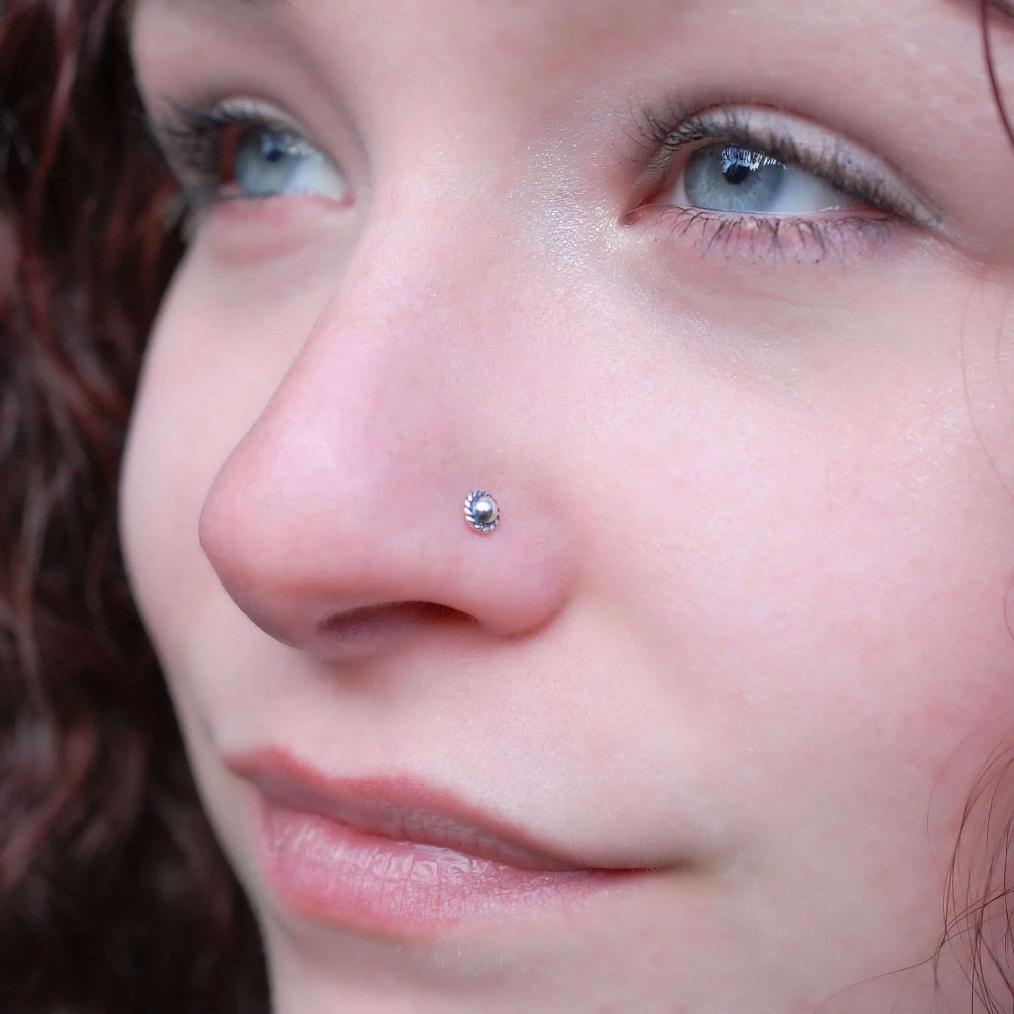 Little Flying Saucer Nose Stud - UFO Nose Ring