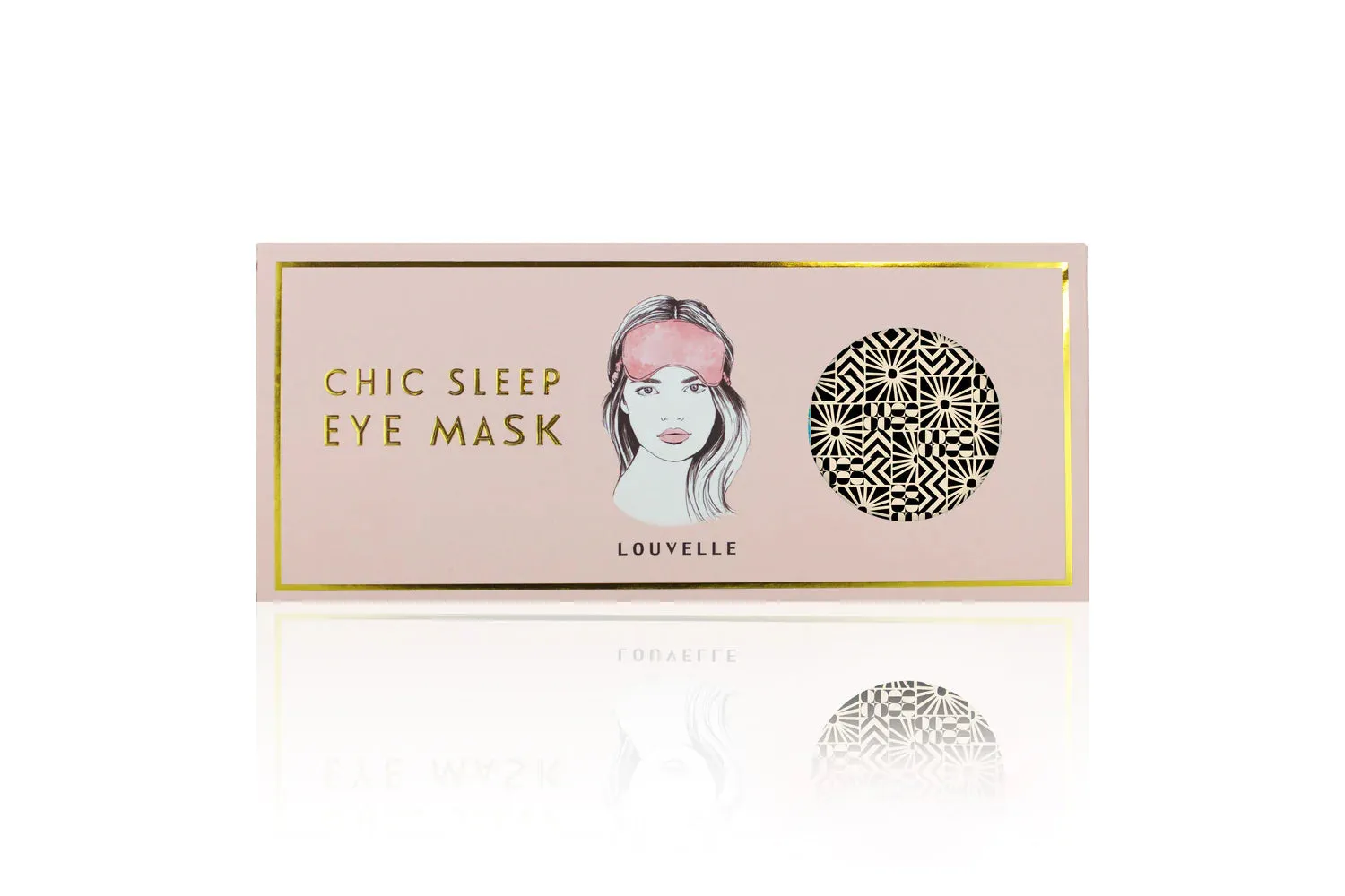 LOUVELLE - Chloe Eye Mask - Mediterranean Mono