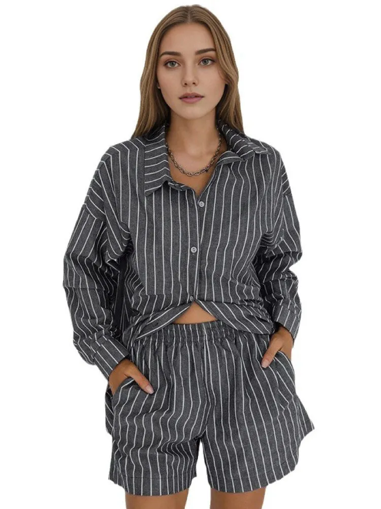 Luxurious Soft Striped Pajama Set