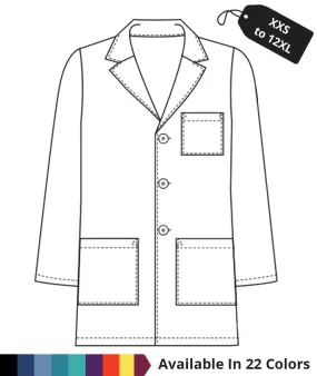 Made To Order Men's 31 Inch Button Front Consultation Lab Coat