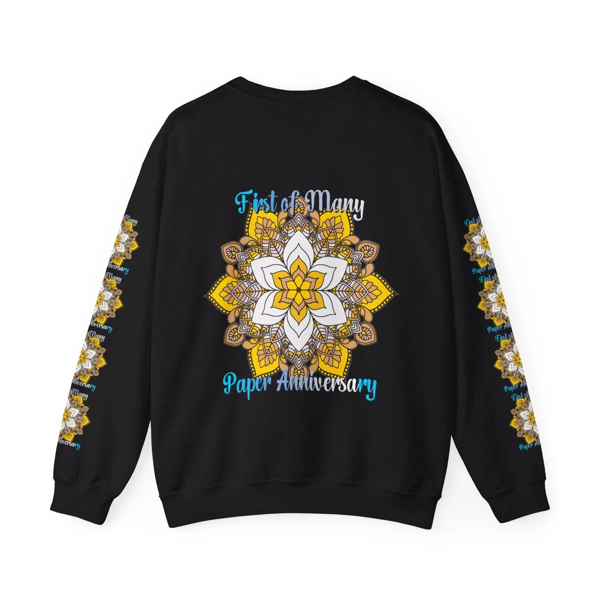 Mandala Design Handmade Crewneck Sweatshirt