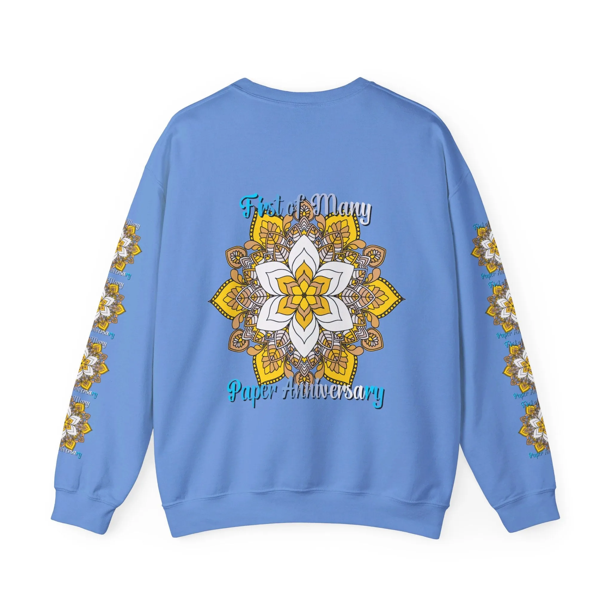 Mandala Design Handmade Crewneck Sweatshirt