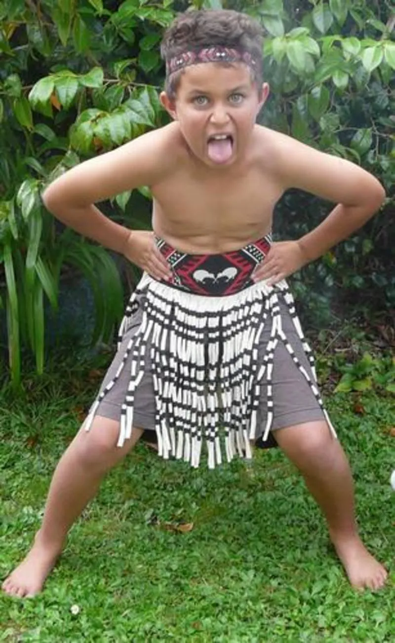 Maori Boys to Mens Kapa Haka Costume