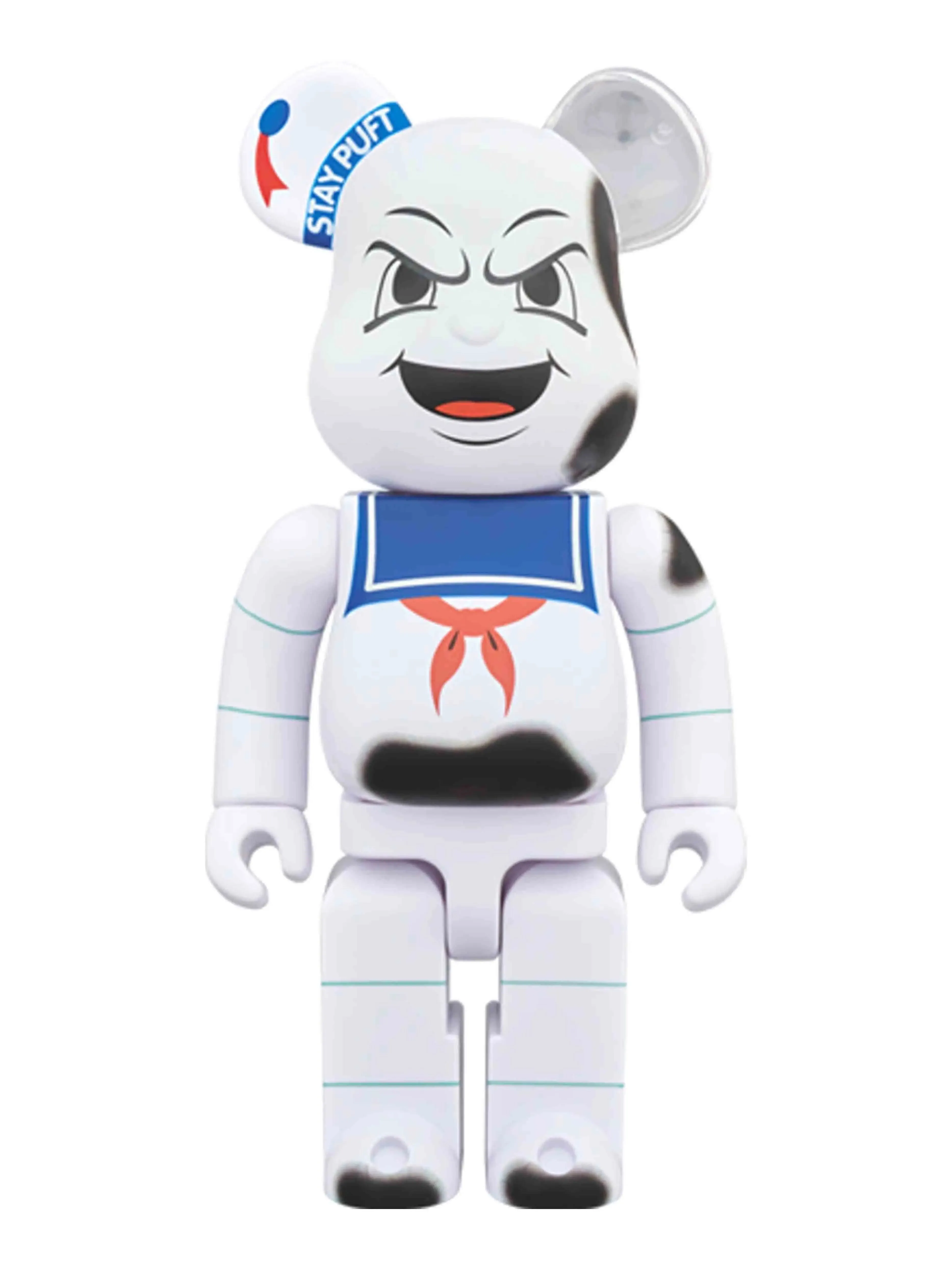 Medicom Toy Be@rbrick Stay Puft Marshmallow Man Anger Face 400% White