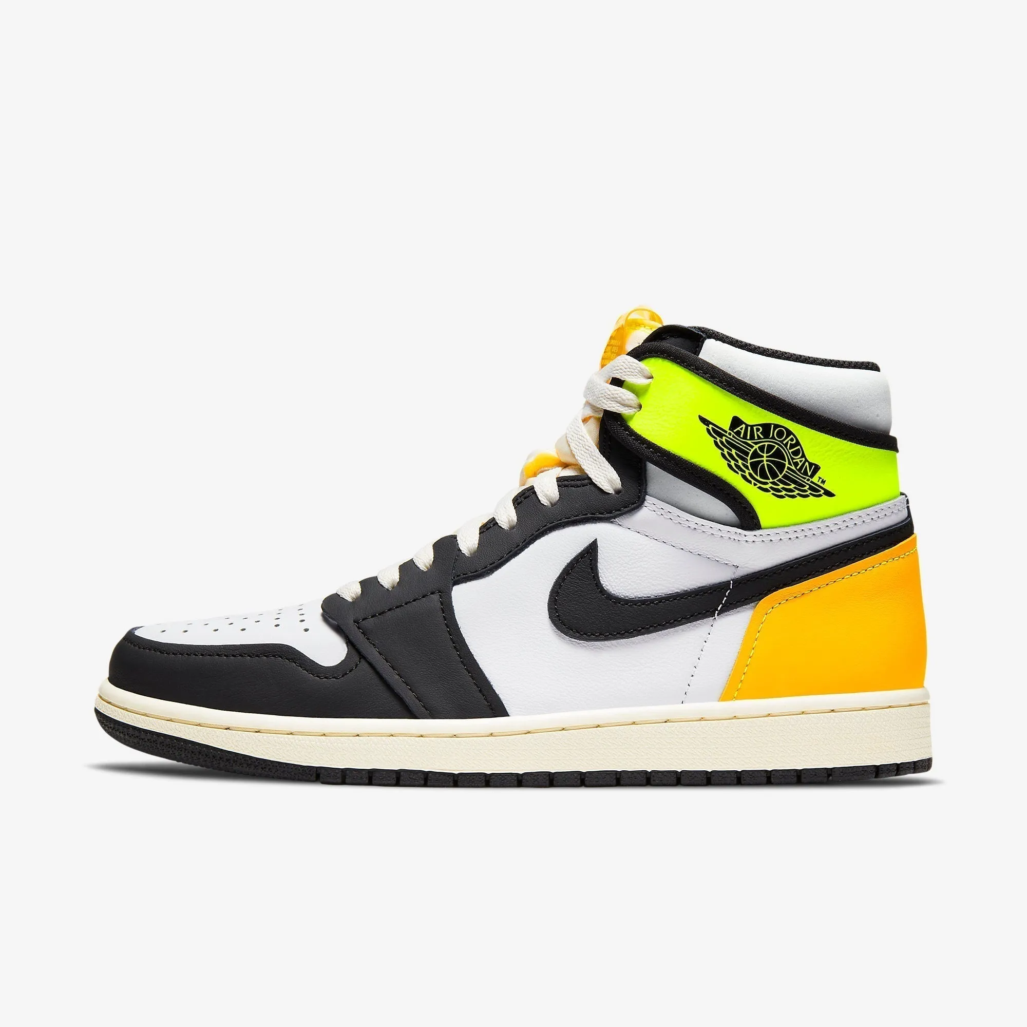 (Men's) Air Jordan 1 Retro High OG 'Volt / Gold' (2021) 555088-118