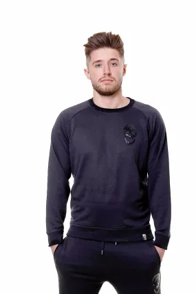 Mens Black Slim Fit Sweatshirt