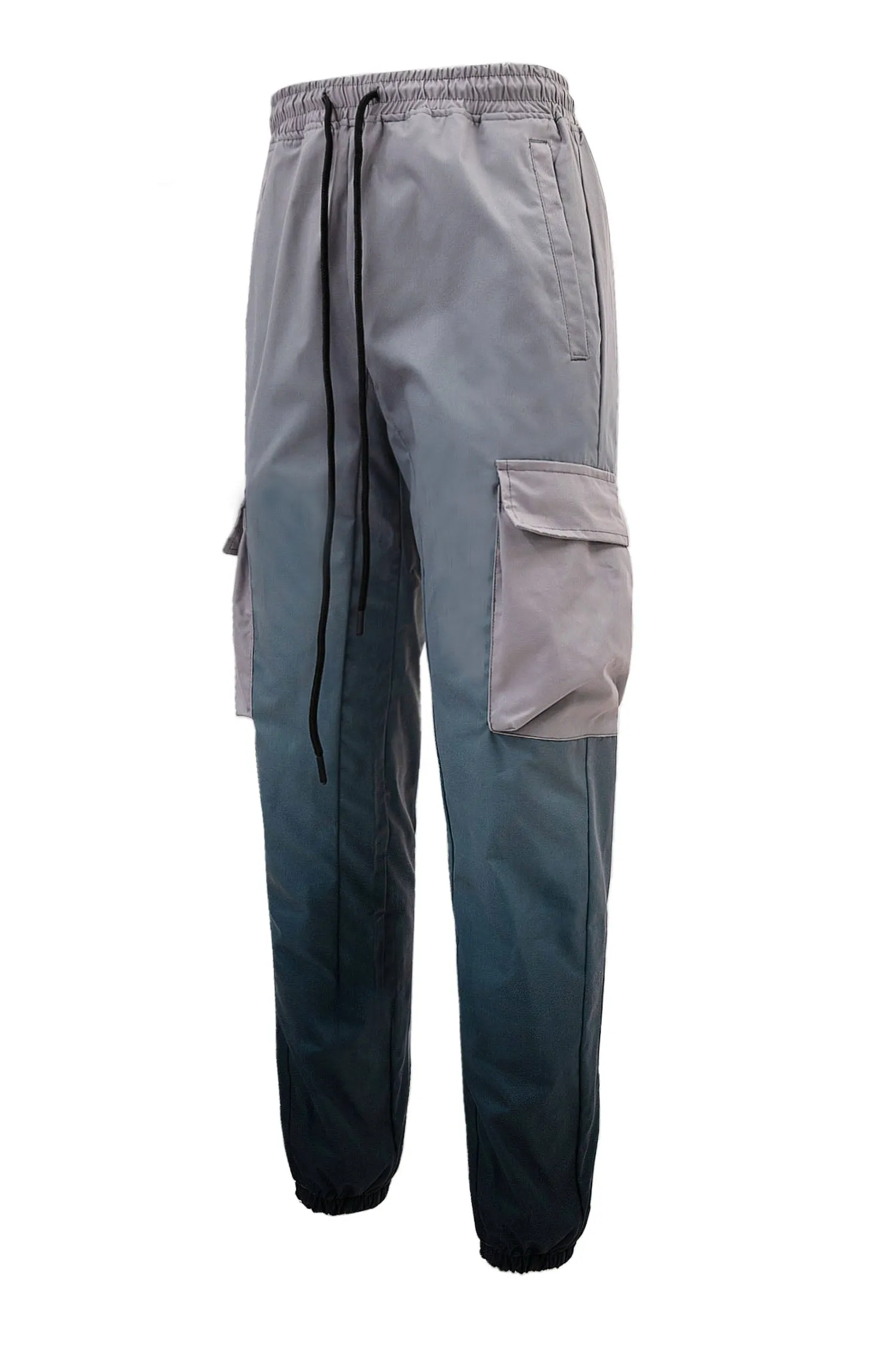 Men's Gradient Nylon Utility Jogger Pants