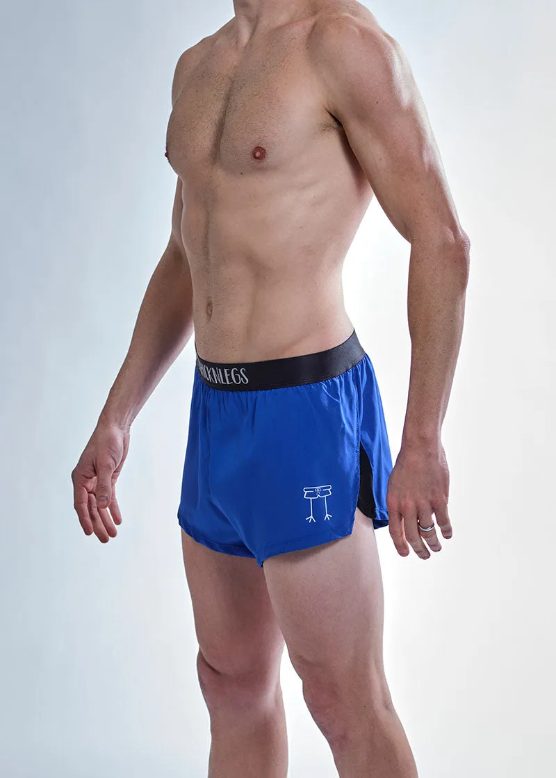 Men's Royal Blue 2" Split Shorts