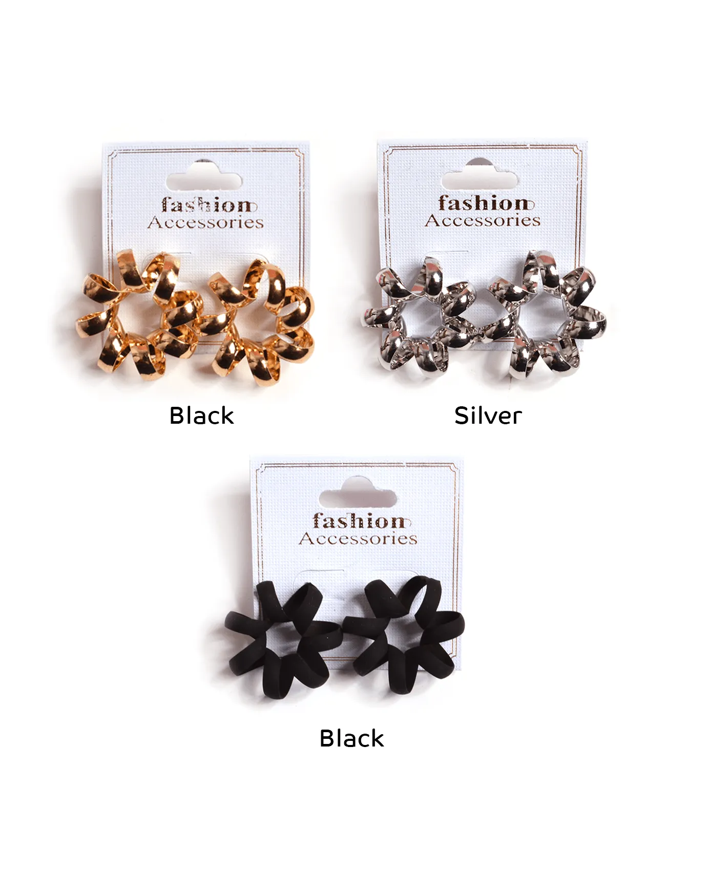 Metal Scrunchie Earrings