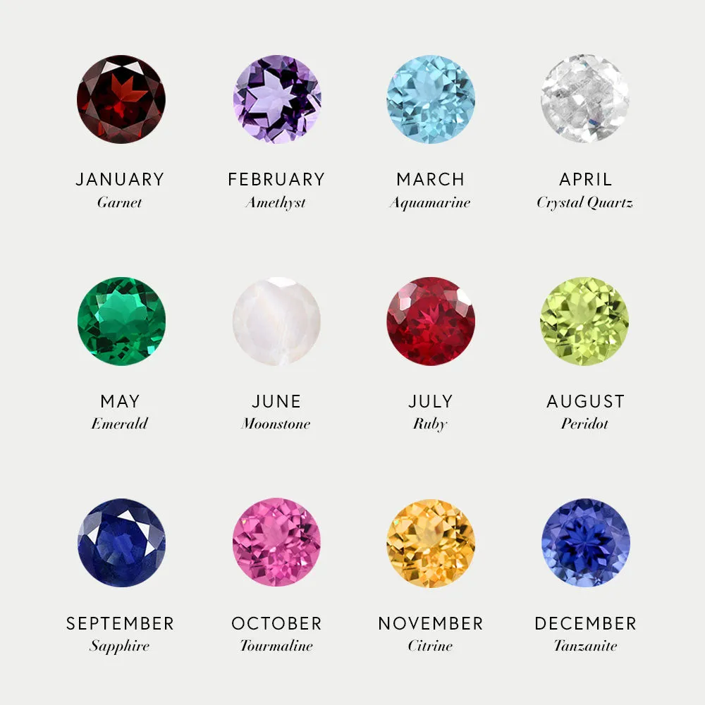 Mini Birthstone Studs