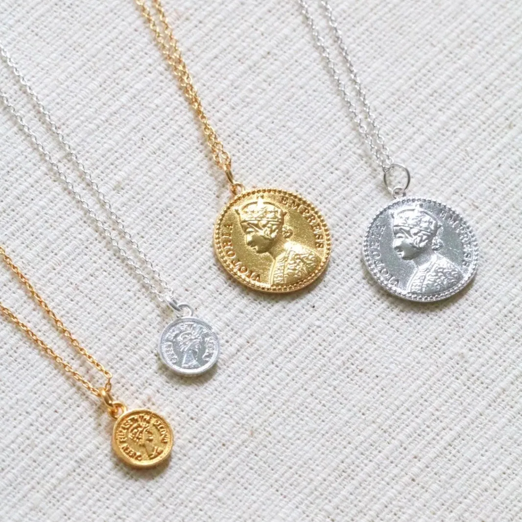 Mini Elizabeth Coin Necklace