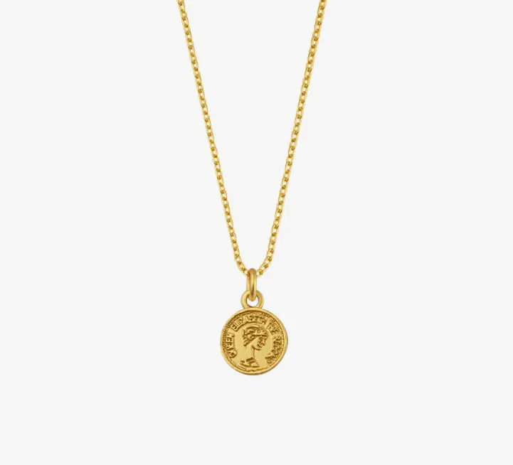 Mini Elizabeth Coin Necklace