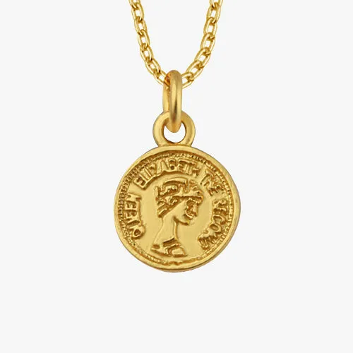 Mini Elizabeth Coin Necklace