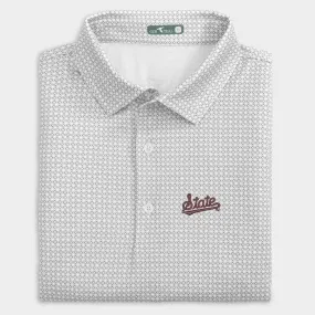 Mississippi State Tile Printed Performance Polo