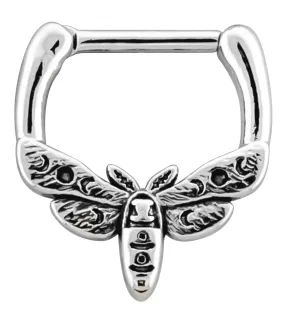 Moth Phase Stainless Steel Hinged Segment Ring