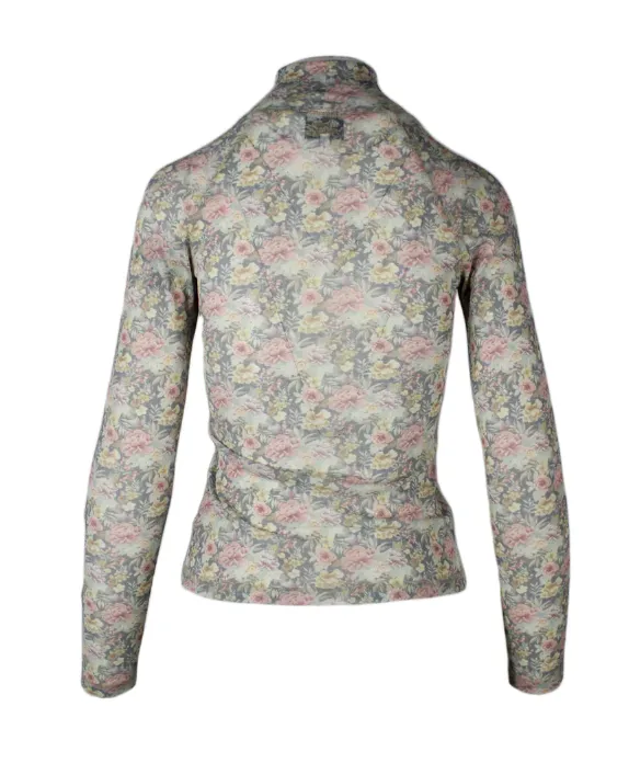 Nanushka Floral Ragian Turtleneck | XS