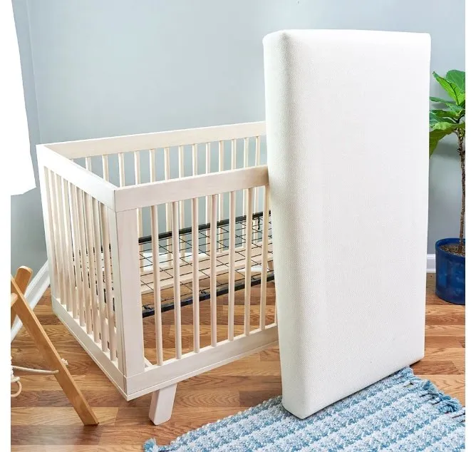 Naturepedic Lightweight Organic Breathable Baby Crib Mattress (2-Stage)