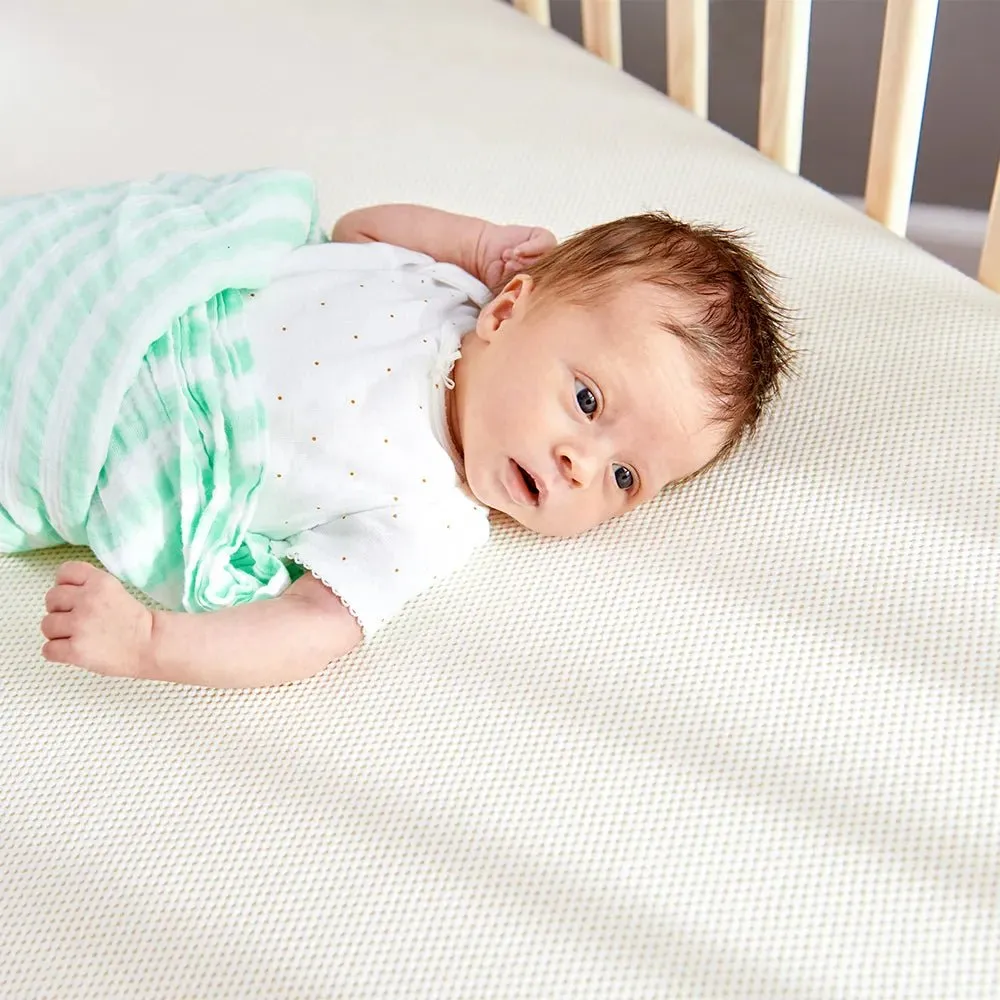 Naturepedic Lightweight Organic Breathable Baby Crib Mattress (2-Stage)