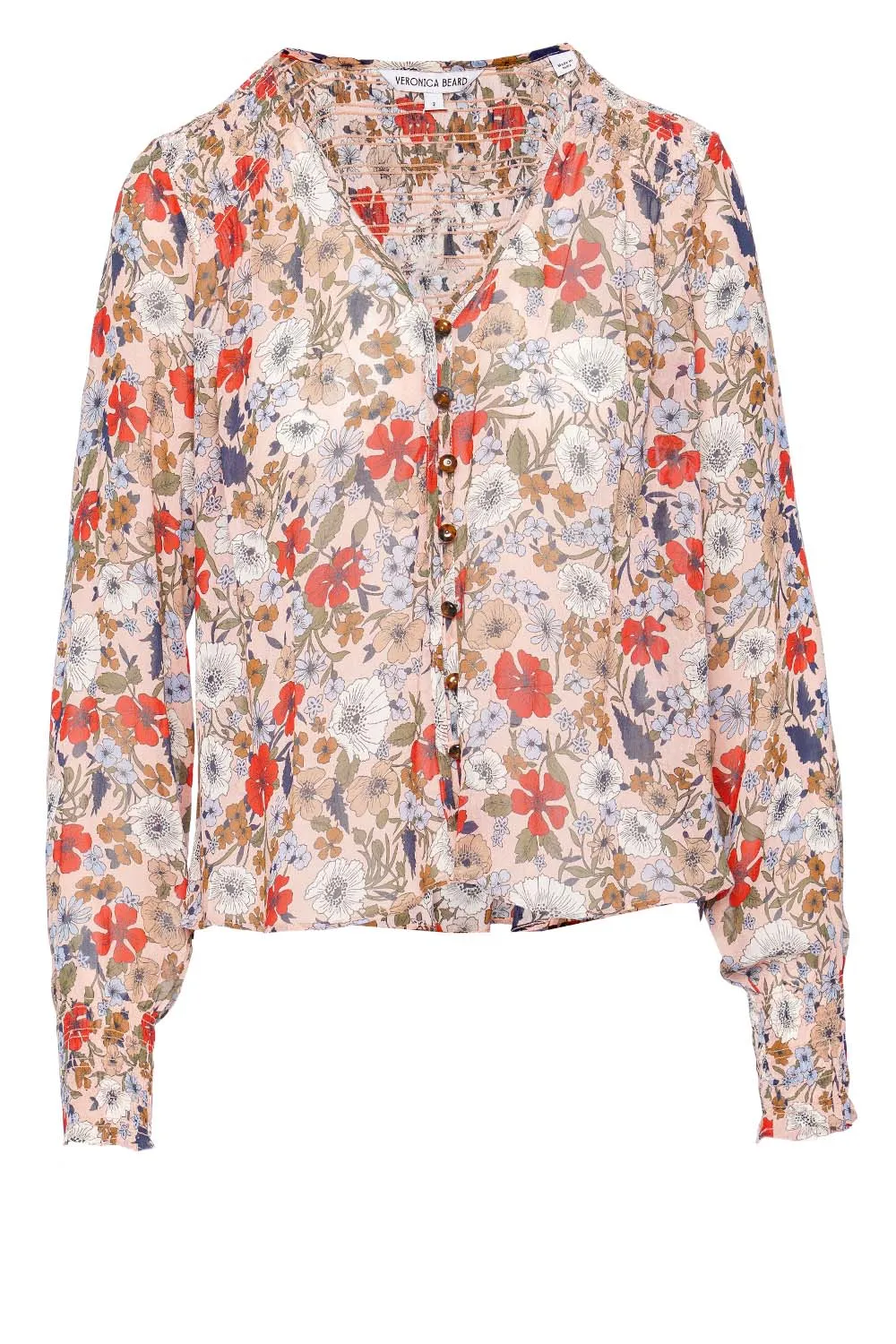 Neha Floral Button Down Top