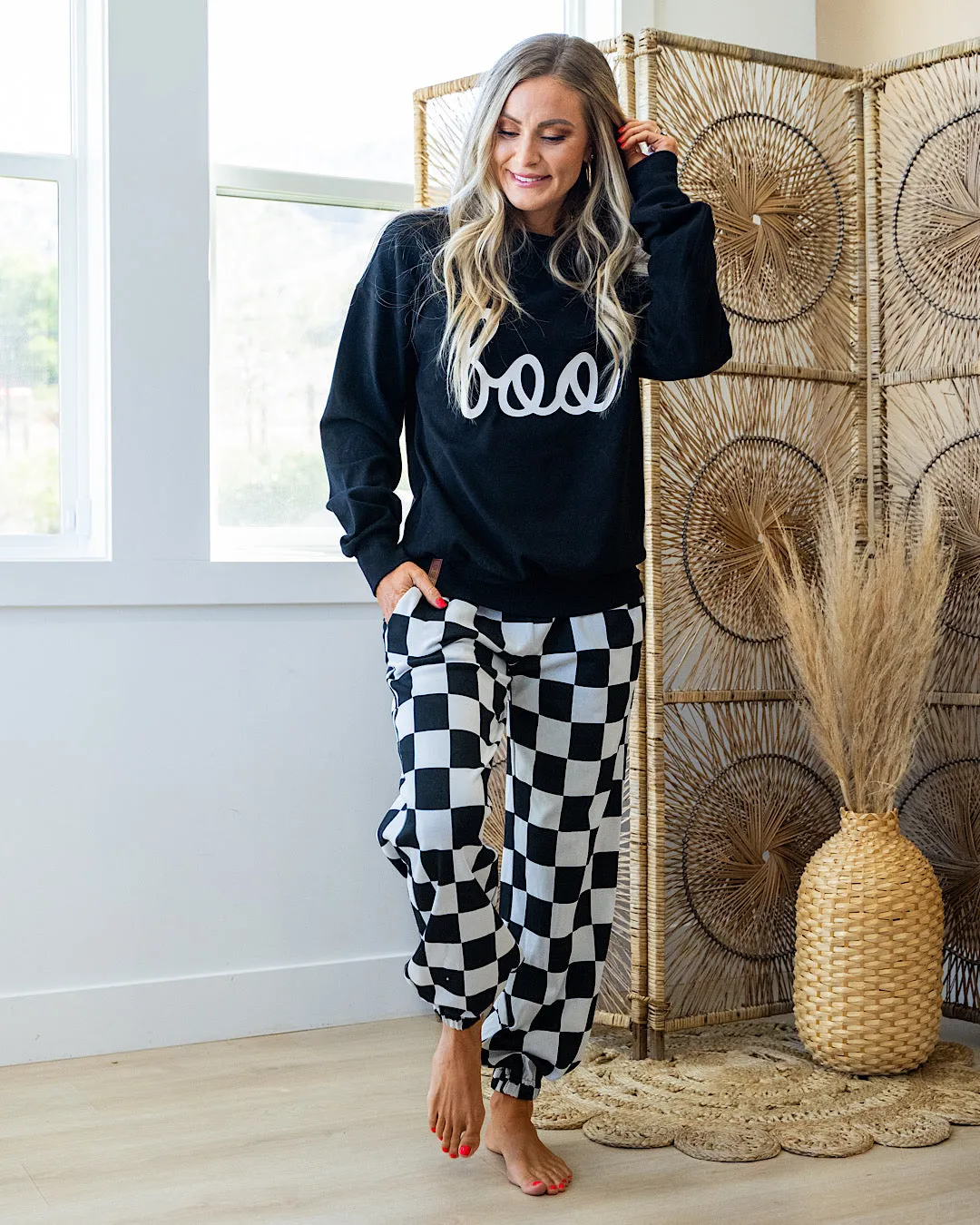 NEW! Ampersand Ave Boo'd Up University Pullover