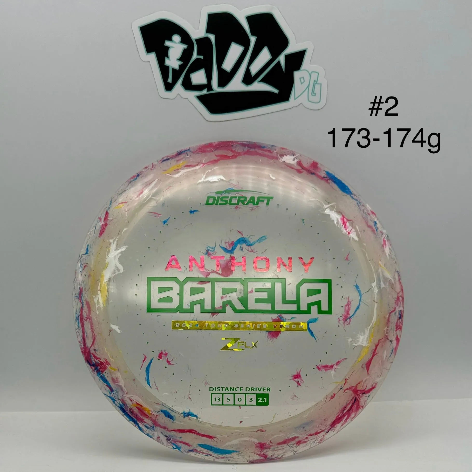 ****NEW Discraft Jawbreaker Z-line Flx Venom 2024 Anthony Barela Tour Series Distance Driver