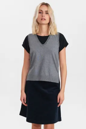 NUBIA VEST - NOOS - Medium Grey mel