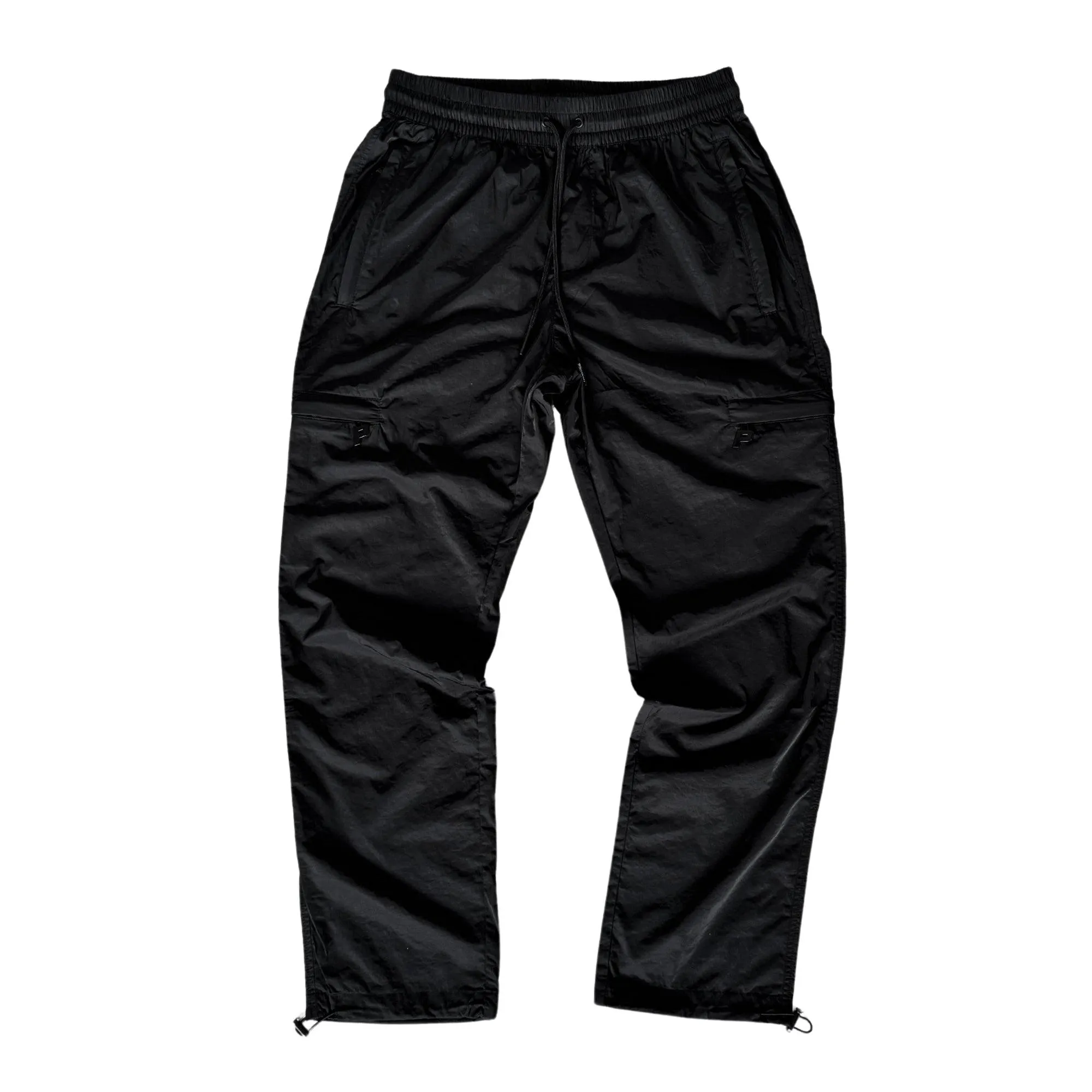 Nylon Cargo Pants - Black