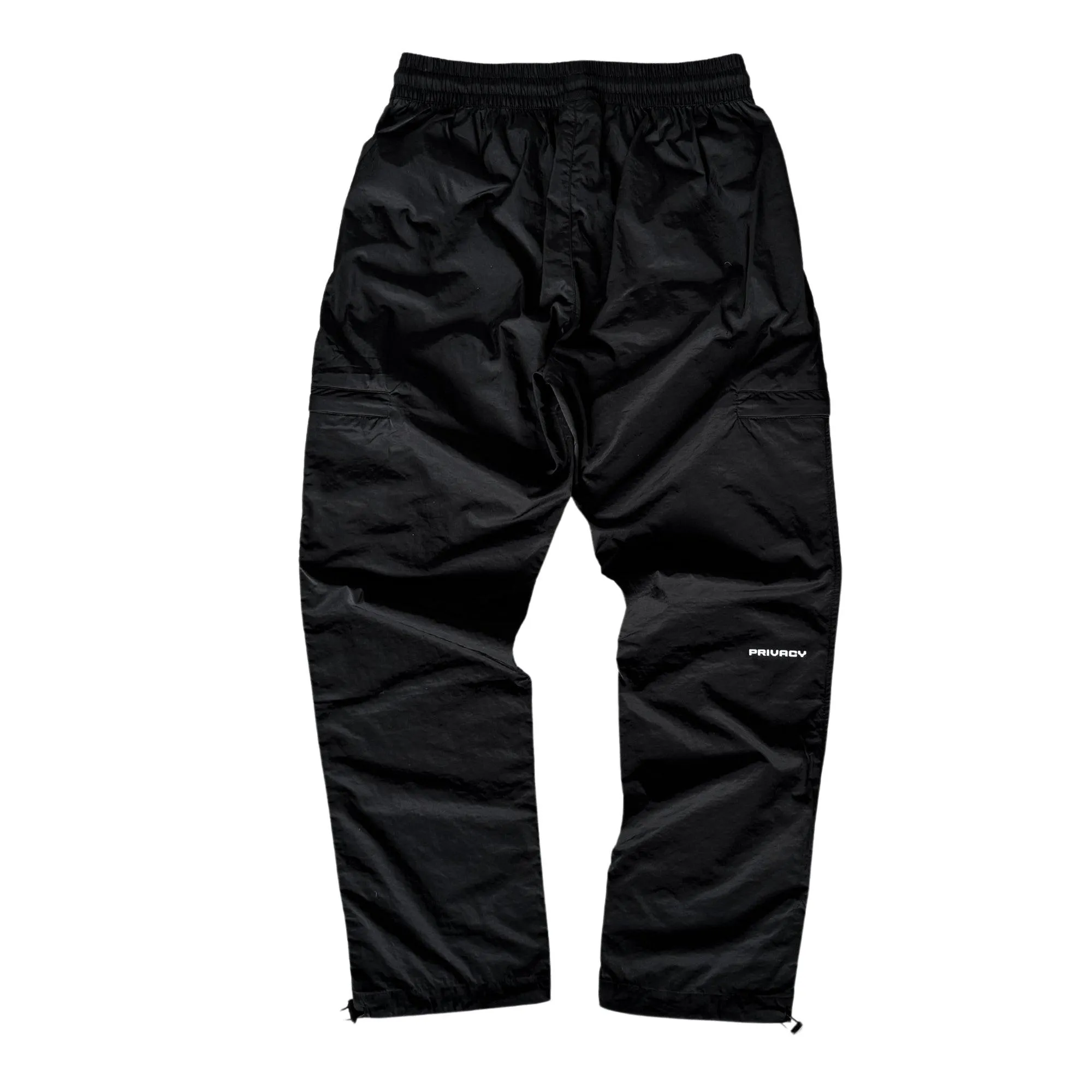 Nylon Cargo Pants - Black