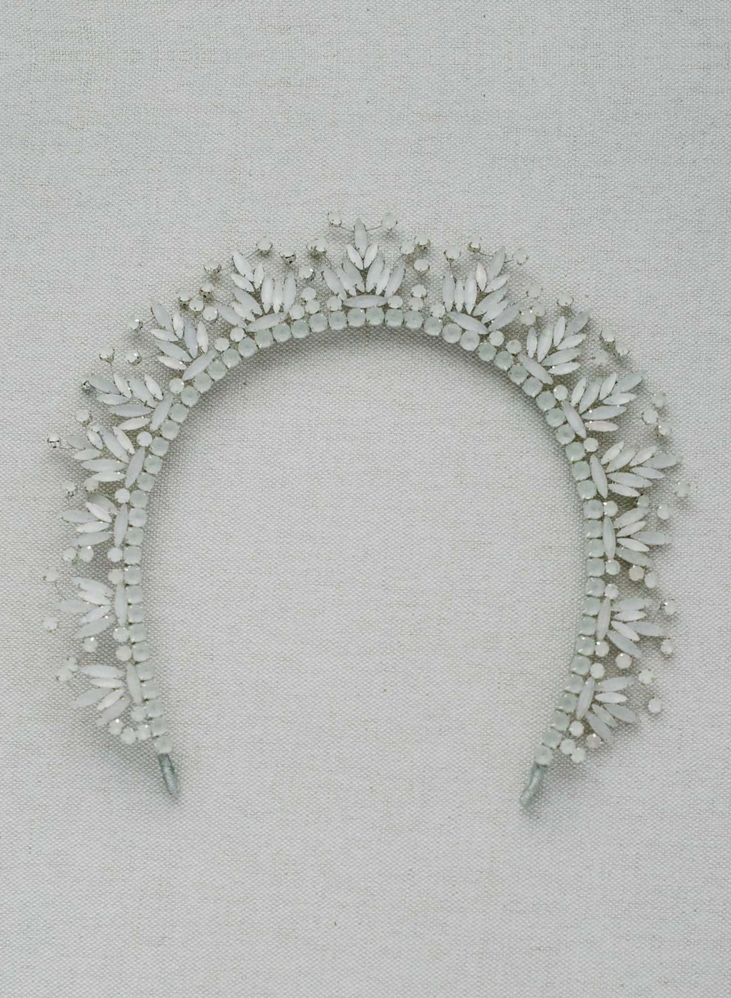 Opal burst bridal tiara - Style #2413