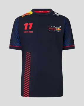 ORACLE RED BULL RACING JUNIOR T-SHIRT BESTUURDER SERGIO ‘’CHECO’’ PÉREZ - DONKERBLAUW