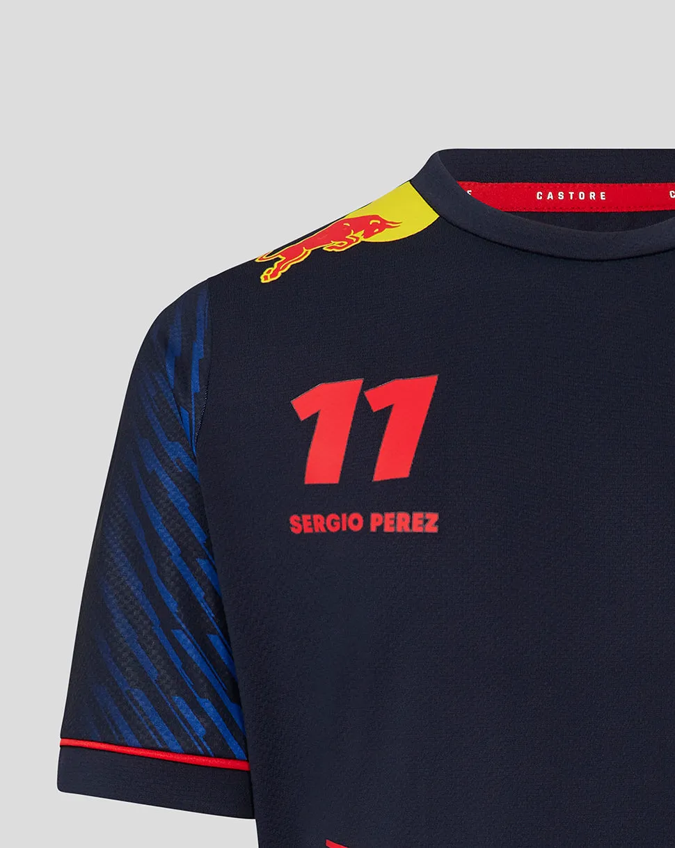 ORACLE RED BULL RACING JUNIOR T-SHIRT BESTUURDER SERGIO ‘’CHECO’’ PÉREZ - DONKERBLAUW